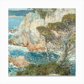 Cliffs Of California Canvas Print