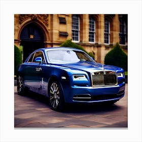 Rolls Royce Car Automobile Vehicle Automotive British Brand Logo Iconic Luxury Prestige P Canvas Print