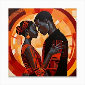 African Love Canvas Print