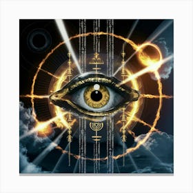 Eye Of God Canvas Print