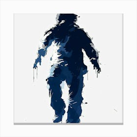 Zombie Walking, Transparent Png Download Canvas Print