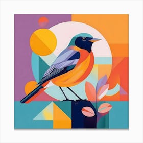 Abstract Bird Canvas Print