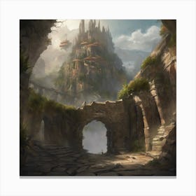 Fantasy Castle 87 Canvas Print