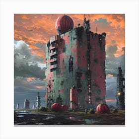 Futuristic City 2 Canvas Print