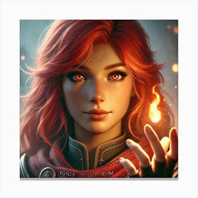 Lyra Hearthfire 2 Canvas Print