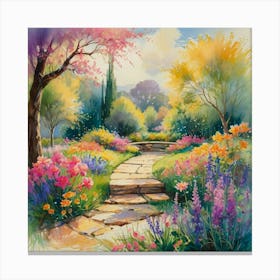 Garden Path 1 Canvas Print