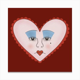 Queen Of Hearts Canvas Print