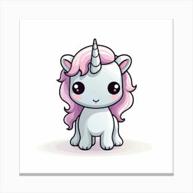 Cute Unicorn 323 Canvas Print