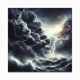 Stormy Sea 8 Canvas Print