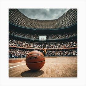 Basketball Court 20 Canvas Print