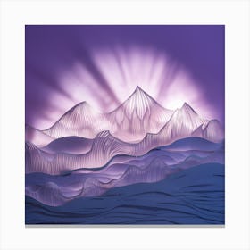 Mountains In The Sky 2 Canvas Print