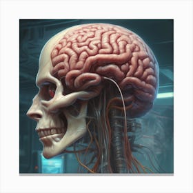 Brain Of A Robot 31 Canvas Print