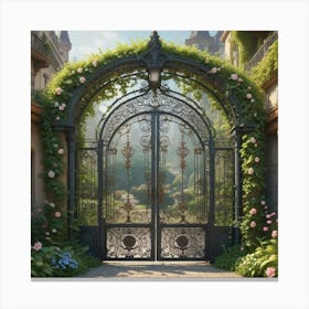 Gate To The Castle Canvas Print