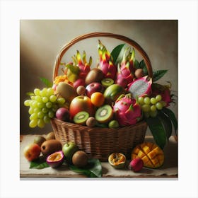 Fruit Basket Canvas Print