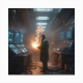 Sci-Fi Art 1 Canvas Print