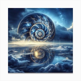 Spiral In The Sky 1 Canvas Print