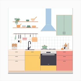 Kitchen Interior Canvas Print