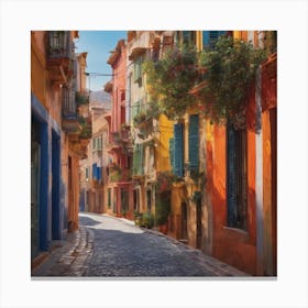 BB Borsa  Sardinia Street Canvas Print