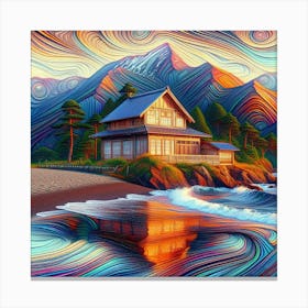 House On The Beach 6 Canvas Print