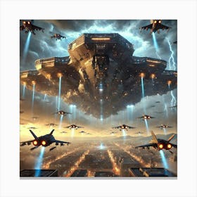 Overwatch Carrier Canvas Print