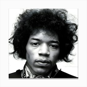 Jimi Hendrix In August 1967 Canvas Print