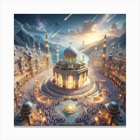 Islamic City Canvas Print