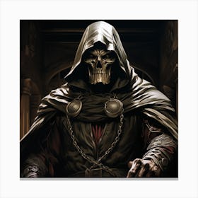 Skeleton 12 Canvas Print