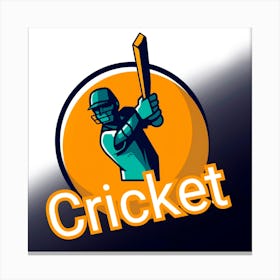 Cricket Player Canvas Print