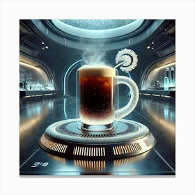 A Futuristic Beverage Called Cryo Brewed Kuiper C Canvas Print