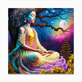 Buddha meditation #4 Canvas Print