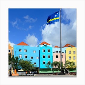 Colorful Buildings Canvas Print