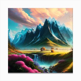 Mountain Landscape 15 Canvas Print