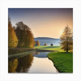 Autumn In The Countryside 5 Canvas Print