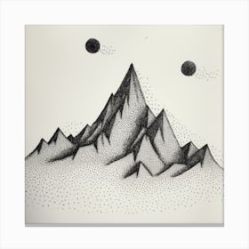 Mountain Range Canvas Print