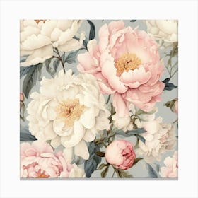 Peony Wallpaper 2 Canvas Print