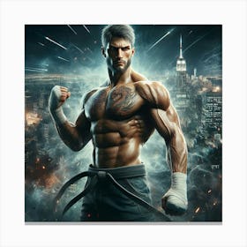 Kung Fu Fighting Canvas Print