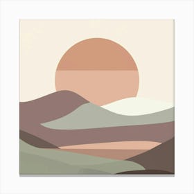 Abstract Landscape 1 Canvas Print