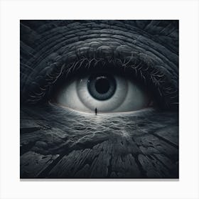 Eye Of The Wolf Canvas Print