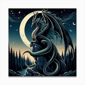 Hecates Dragon 3 Canvas Print