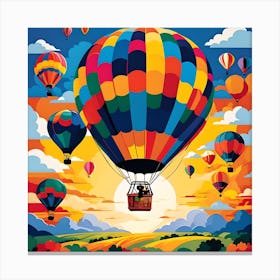 HOT AIR BALOON FESTIVAL Canvas Print