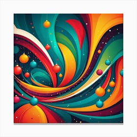 Abstract Background Canvas Print