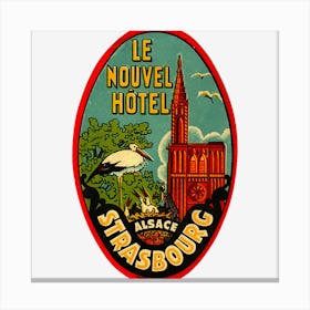 Le Nouvel Hotel Canvas Print