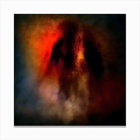 Scary figure Canvas Print