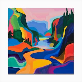 Abstract Park Collection Stanley Park Vancouver Canada 5 Canvas Print