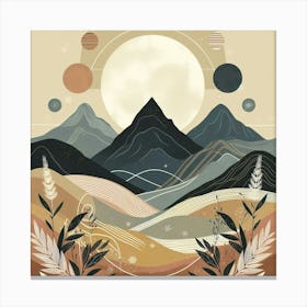 Pastel landscape 4 Canvas Print