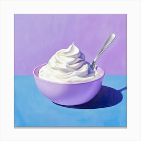 Whipped Cream Canvas Print