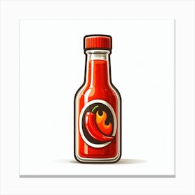 Hot Sauce Bottle 1 Canvas Print