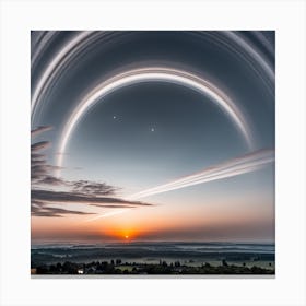 Saturn'S Rings Canvas Print