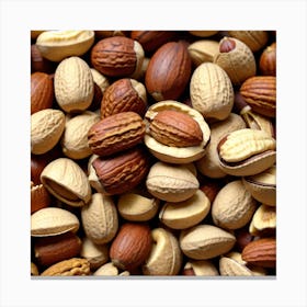 Nut - Close Up 1 Canvas Print