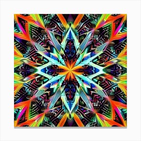 Psychedelic Mandala 2 Canvas Print